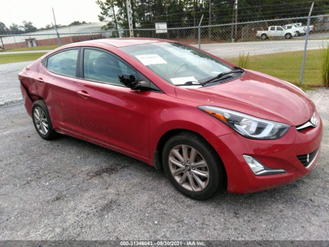 HYUNDAI ELANTRA 2016 kmhdh4ae3gu526312