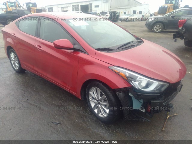 HYUNDAI ELANTRA 2016 kmhdh4ae3gu541425