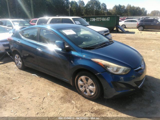 HYUNDAI ELANTRA 2016 kmhdh4ae3gu546205