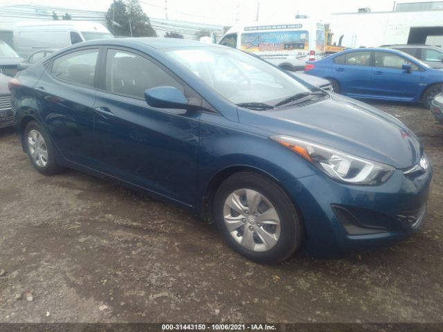 HYUNDAI ELANTRA 2016 kmhdh4ae3gu602952