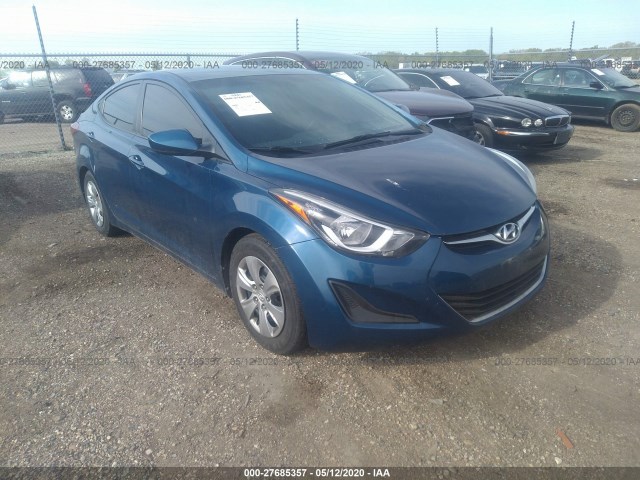 HYUNDAI ELANTRA 2016 kmhdh4ae3gu619296