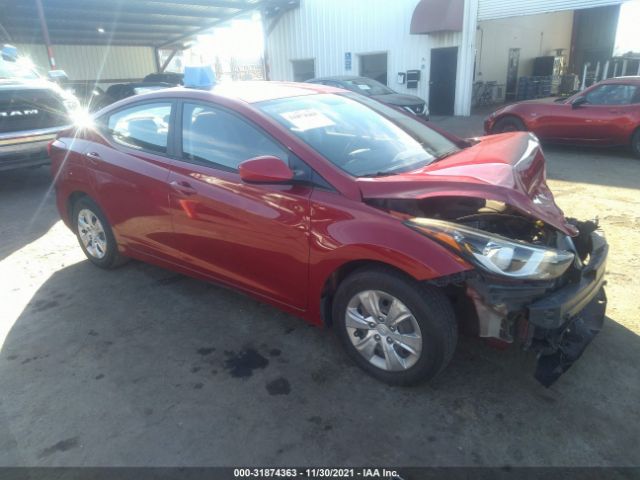 HYUNDAI ELANTRA 2016 kmhdh4ae3gu634669