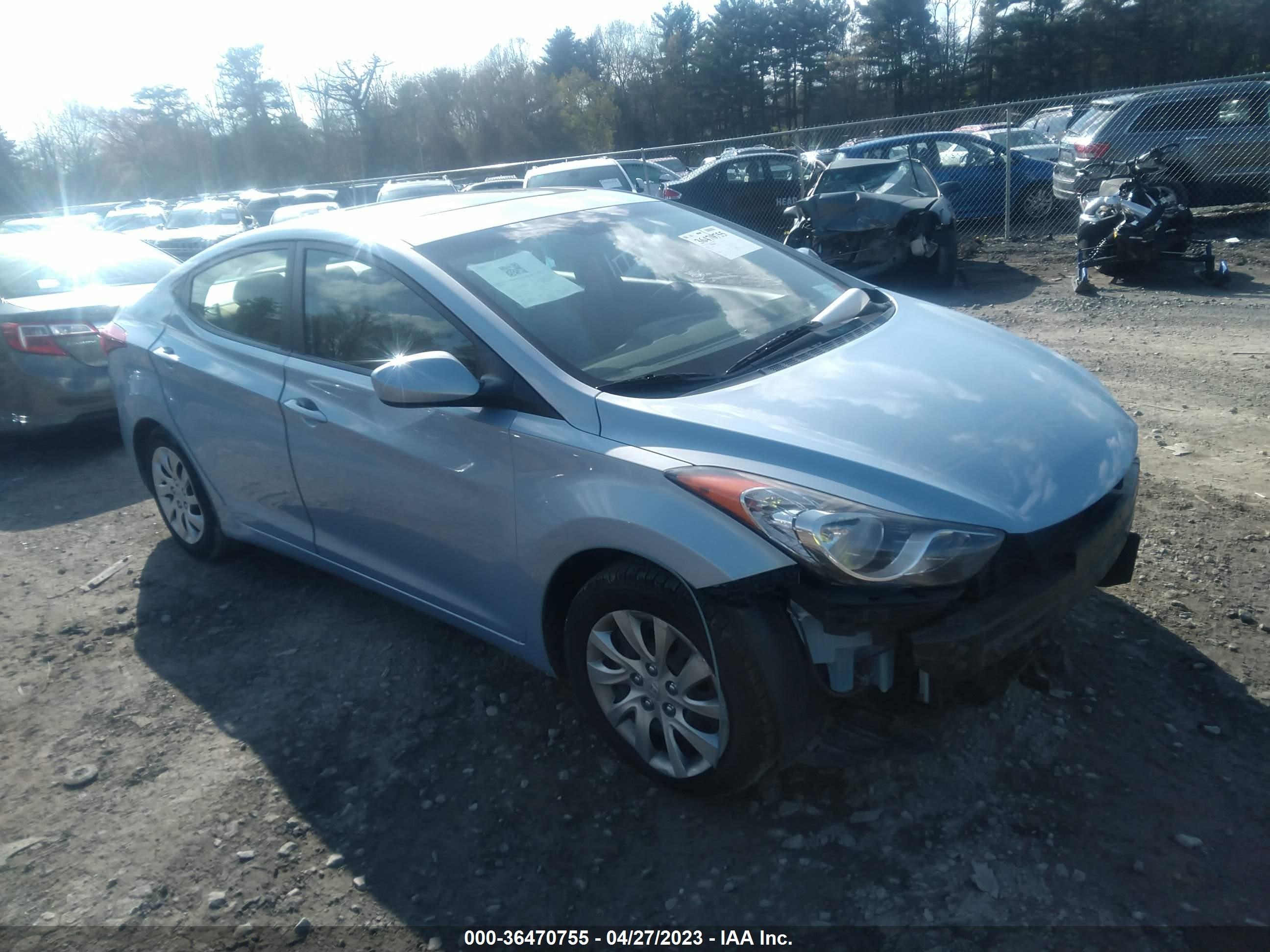 HYUNDAI ELANTRA 2012 kmhdh4ae4cu459956