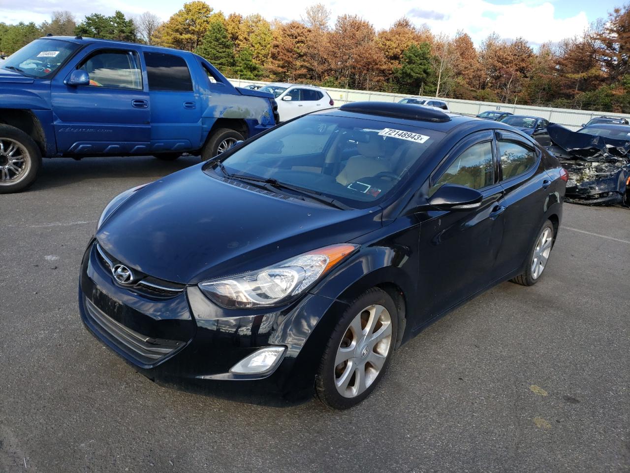 HYUNDAI ELANTRA 2013 kmhdh4ae4du797486