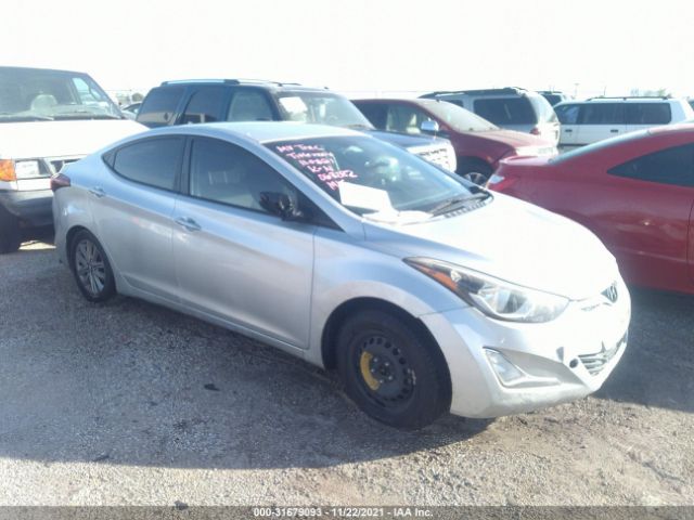 HYUNDAI ELANTRA 2014 kmhdh4ae4eu068082