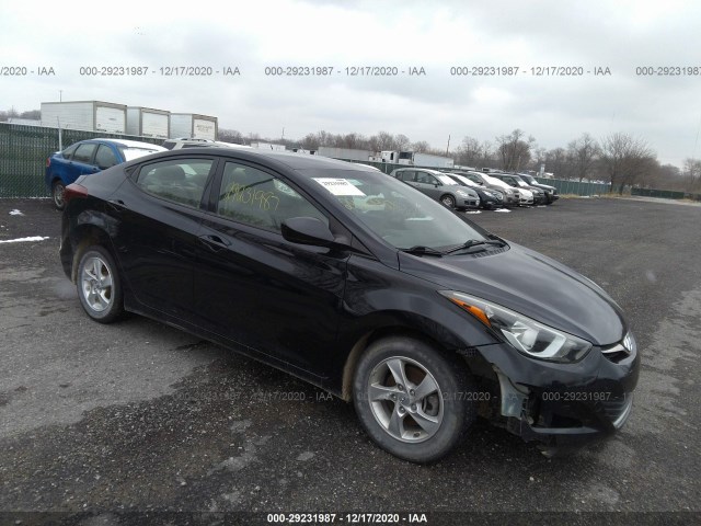 HYUNDAI ELANTRA 2014 kmhdh4ae4eu074528