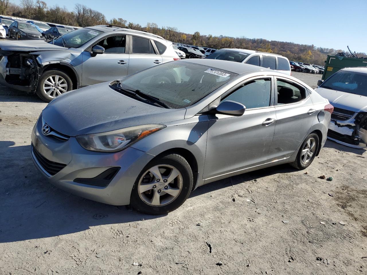 HYUNDAI ELANTRA 2014 kmhdh4ae4eu085187