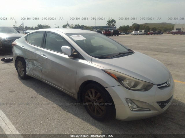 HYUNDAI ELANTRA 2014 kmhdh4ae4eu107558