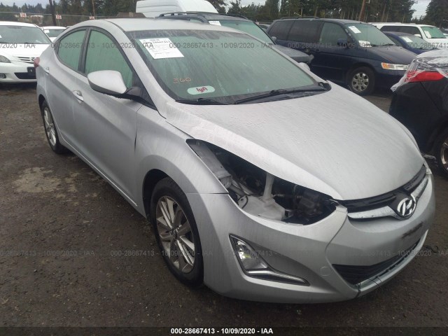 HYUNDAI ELANTRA 2014 kmhdh4ae4eu136039