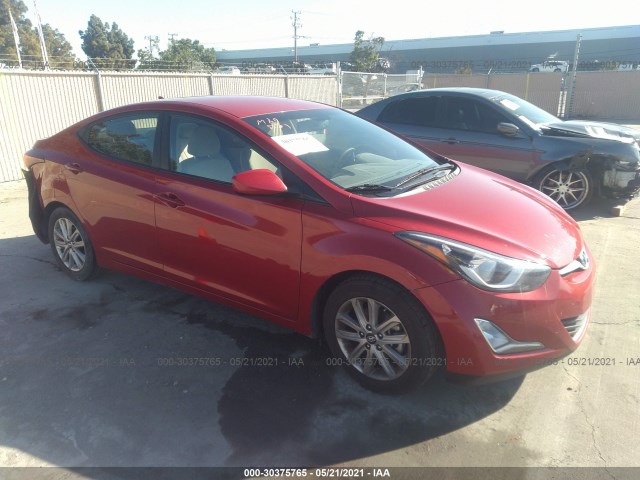 HYUNDAI ELANTRA 2014 kmhdh4ae4eu153729