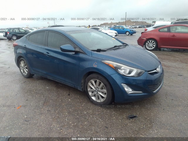 HYUNDAI ELANTRA 2014 kmhdh4ae4eu159210