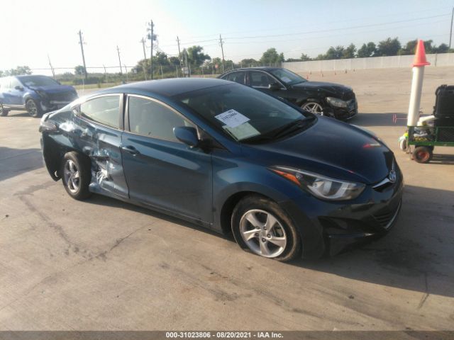 HYUNDAI ELANTRA 2014 kmhdh4ae4eu160292