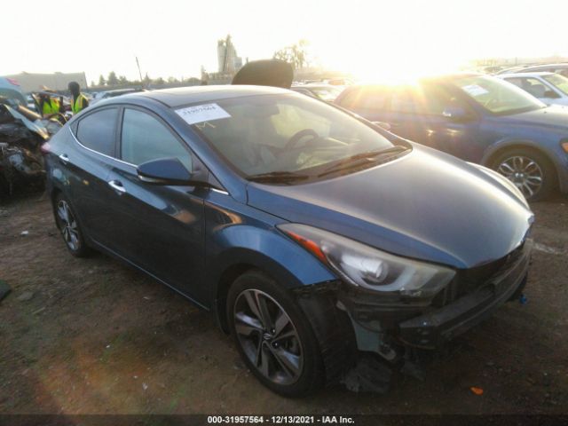 HYUNDAI ELANTRA 2014 kmhdh4ae4eu160776