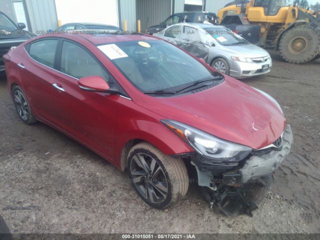 HYUNDAI ELANTRA 2014 kmhdh4ae4eu161247