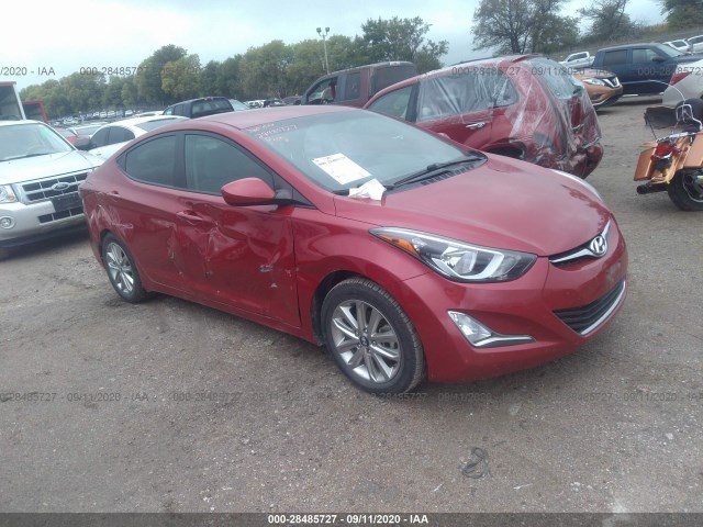 HYUNDAI ELANTRA 2014 kmhdh4ae4eu180803