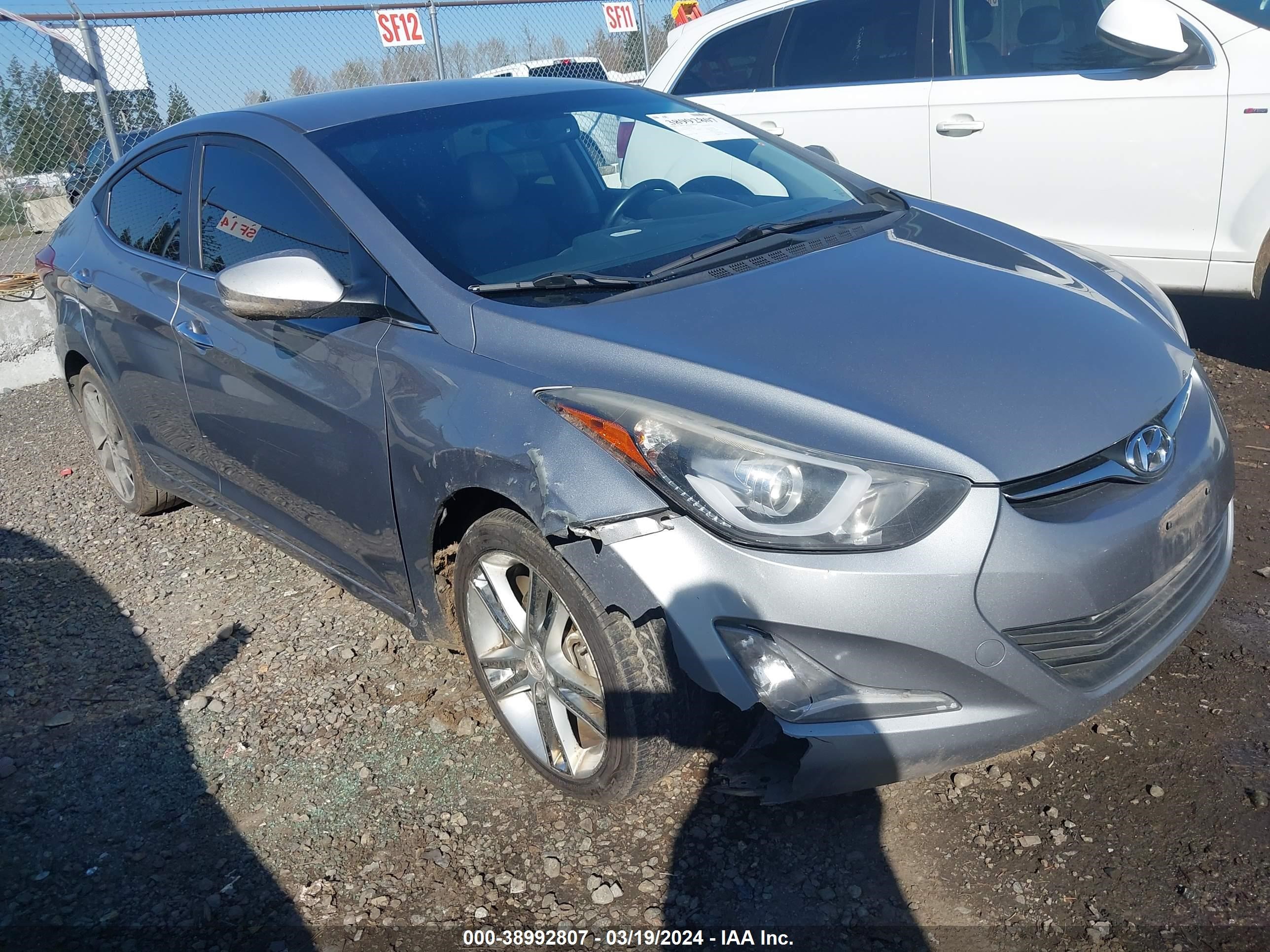 HYUNDAI ELANTRA 2015 kmhdh4ae4fu381487