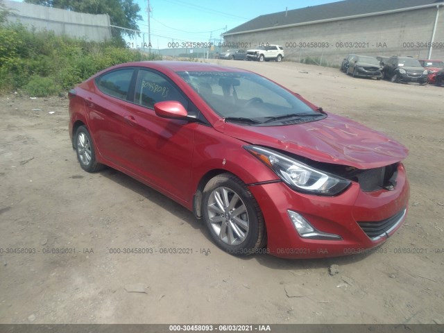 HYUNDAI ELANTRA 2015 kmhdh4ae4fu452932