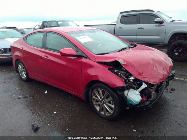 HYUNDAI ELANTRA 2016 kmhdh4ae4gu476486