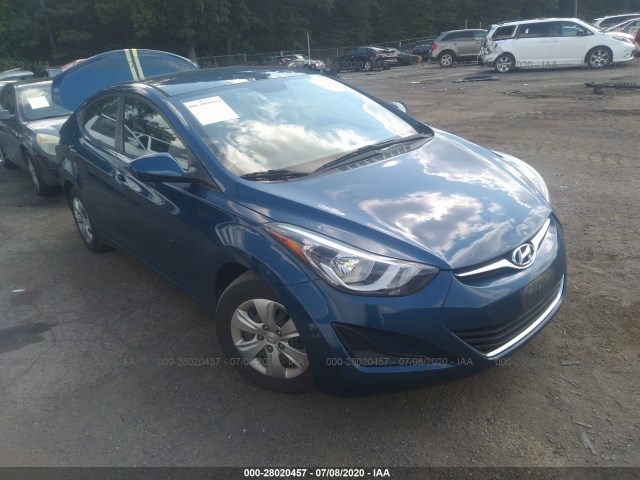 HYUNDAI ELANTRA 2016 kmhdh4ae4gu483230