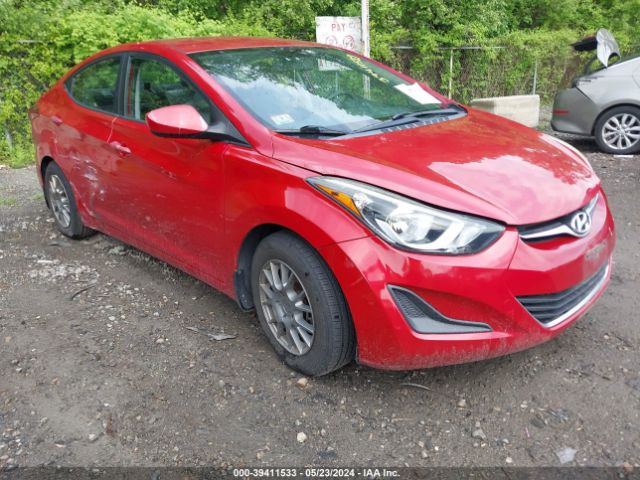 HYUNDAI ELANTRA 2016 kmhdh4ae4gu485687