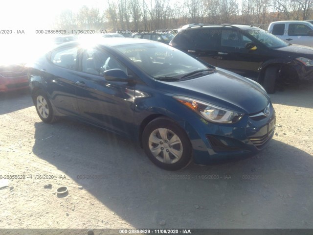 HYUNDAI ELANTRA 2016 kmhdh4ae4gu492607