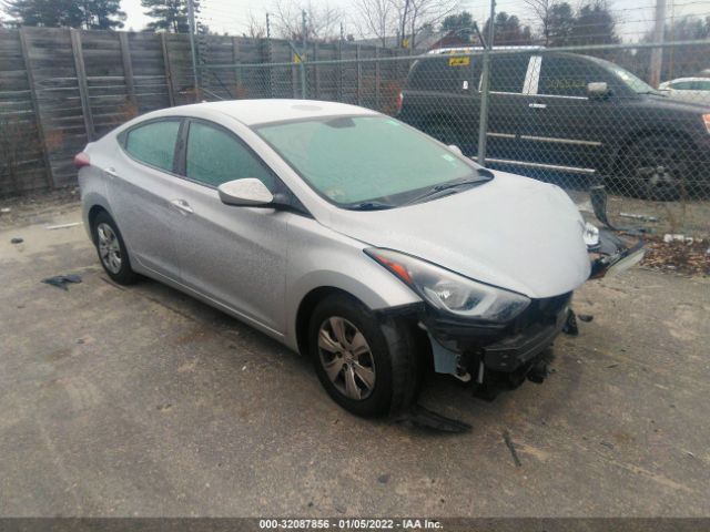 HYUNDAI ELANTRA 2016 kmhdh4ae4gu501659