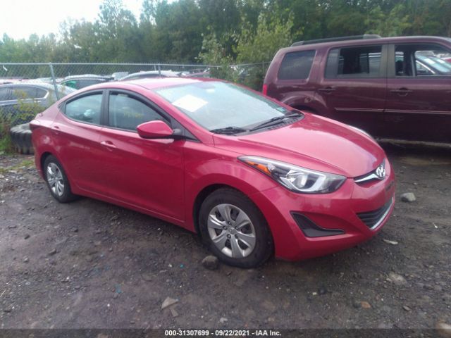 HYUNDAI ELANTRA 2016 kmhdh4ae4gu517649