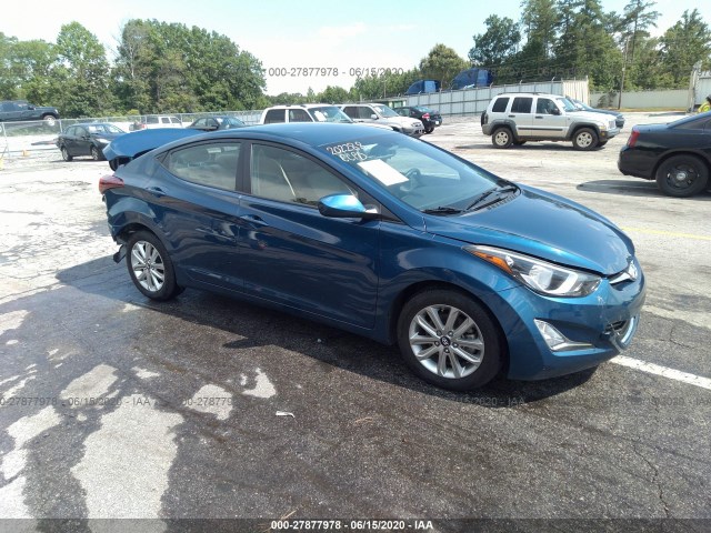 HYUNDAI ELANTRA 2016 kmhdh4ae4gu526240