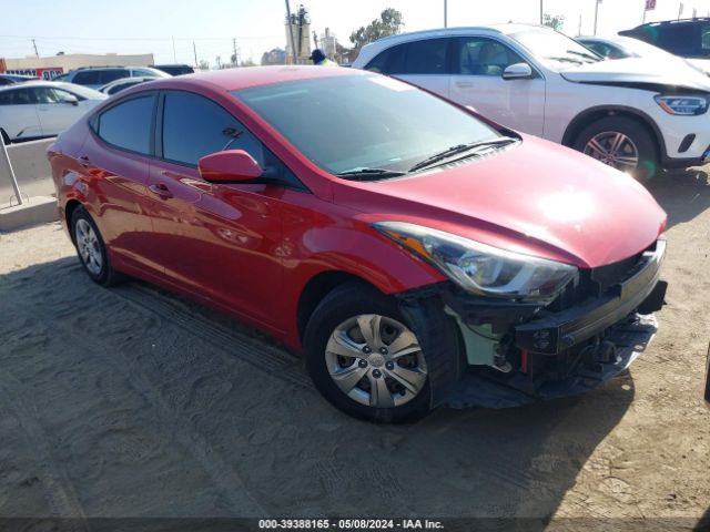 HYUNDAI ELANTRA 2016 kmhdh4ae4gu552532