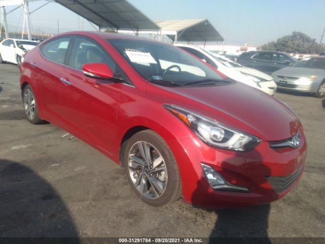 HYUNDAI ELANTRA 2016 kmhdh4ae4gu593405