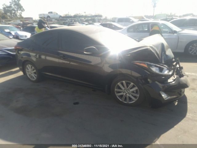 HYUNDAI ELANTRA 2016 kmhdh4ae4gu601910