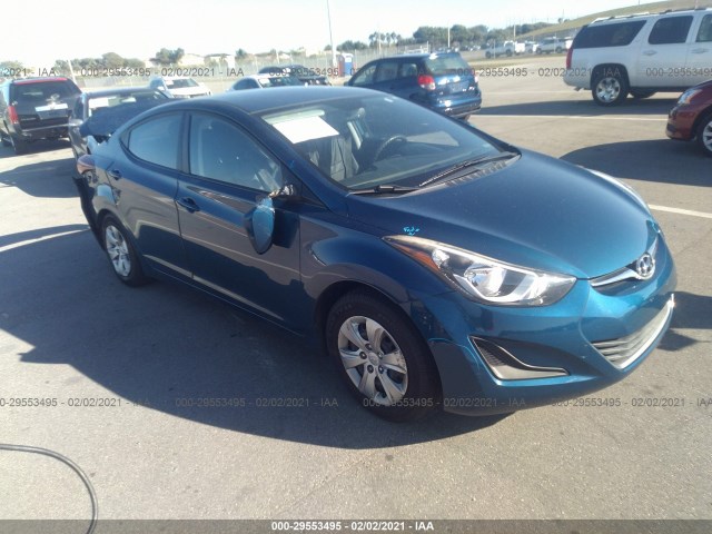 HYUNDAI ELANTRA 2016 kmhdh4ae4gu603057