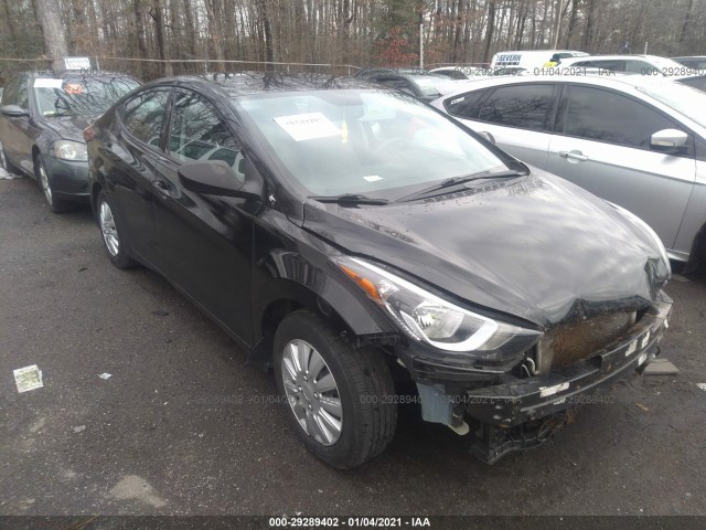 HYUNDAI ELANTRA 2016 kmhdh4ae4gu635328