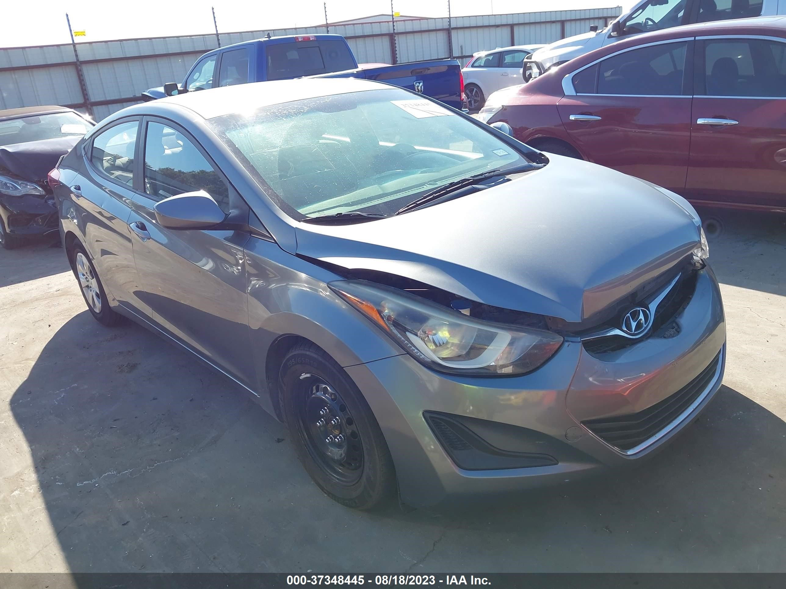 HYUNDAI ELANTRA 2016 kmhdh4ae4gu648497