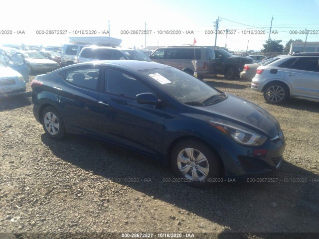 HYUNDAI ELANTRA 2016 kmhdh4ae4gu650296