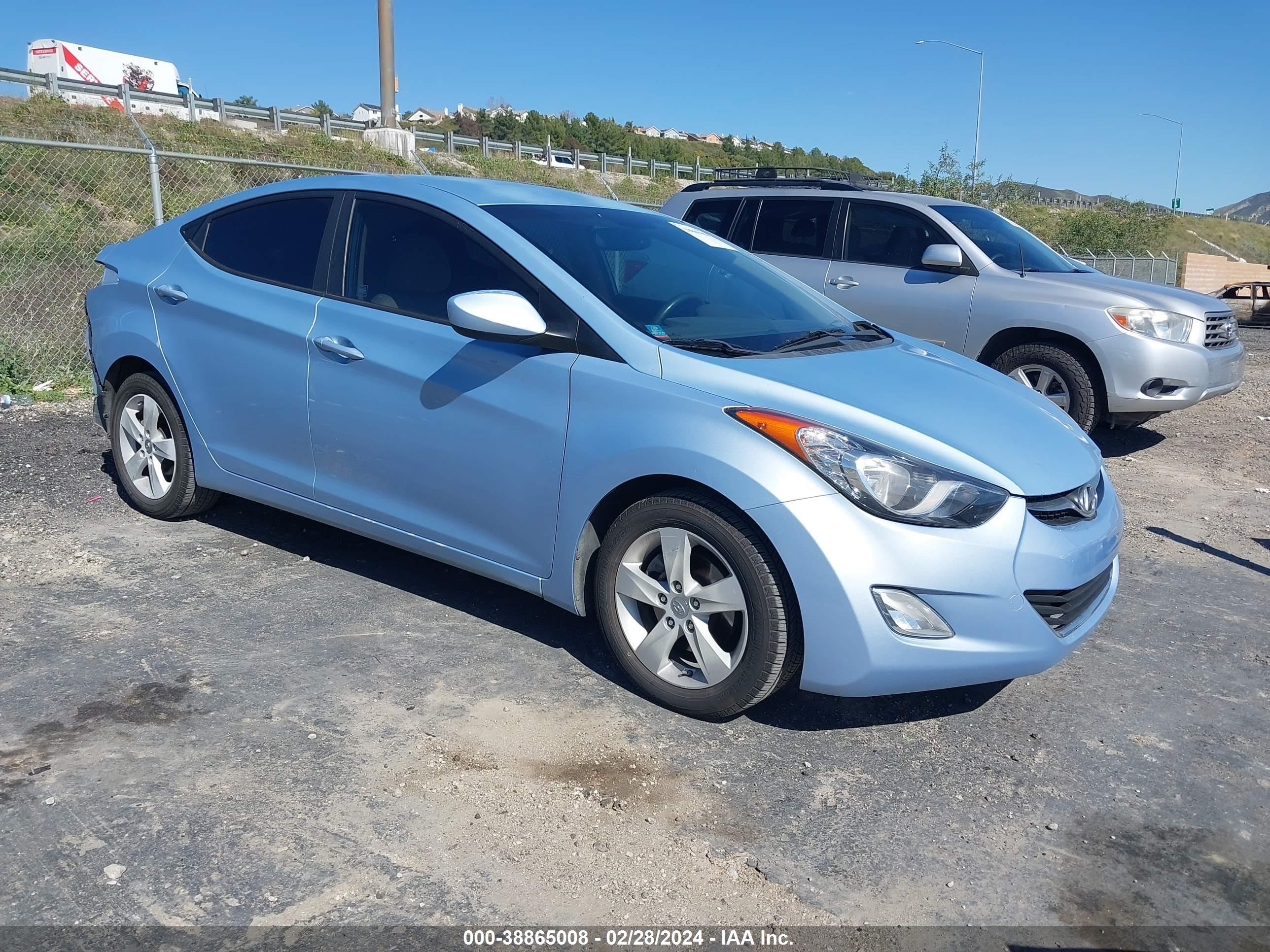 HYUNDAI ELANTRA 2012 kmhdh4ae5cu254985