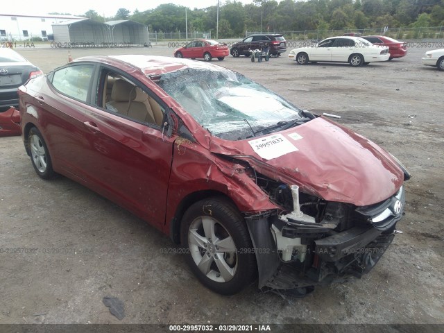 HYUNDAI ELANTRA 2013 kmhdh4ae5du534357