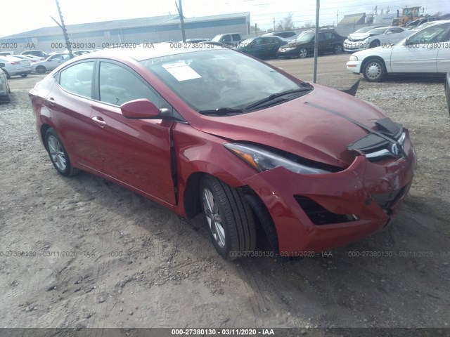 HYUNDAI ELANTRA 2014 kmhdh4ae5eu028223