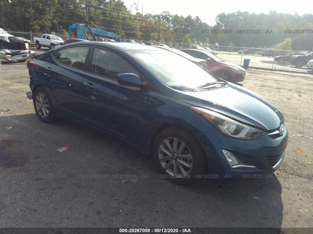 HYUNDAI ELANTRA 2014 kmhdh4ae5eu028366