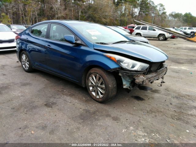 HYUNDAI ELANTRA 2014 kmhdh4ae5eu081746