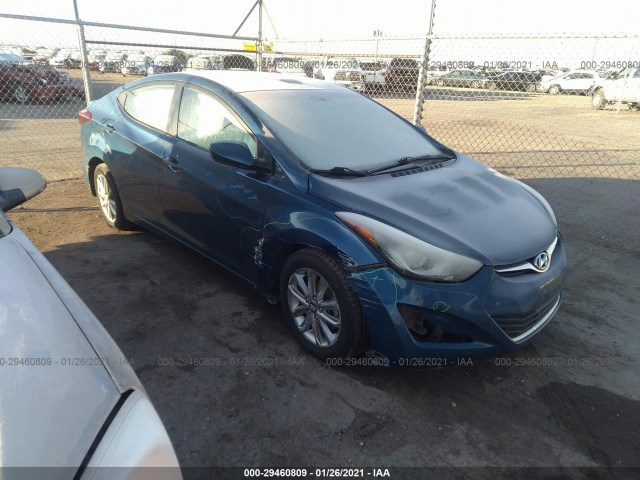 HYUNDAI ELANTRA 2014 kmhdh4ae5eu085604