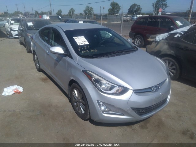 HYUNDAI ELANTRA 2014 kmhdh4ae5eu109240