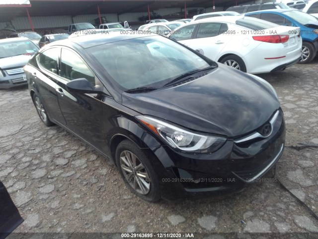 HYUNDAI ELANTRA 2014 kmhdh4ae5eu121596