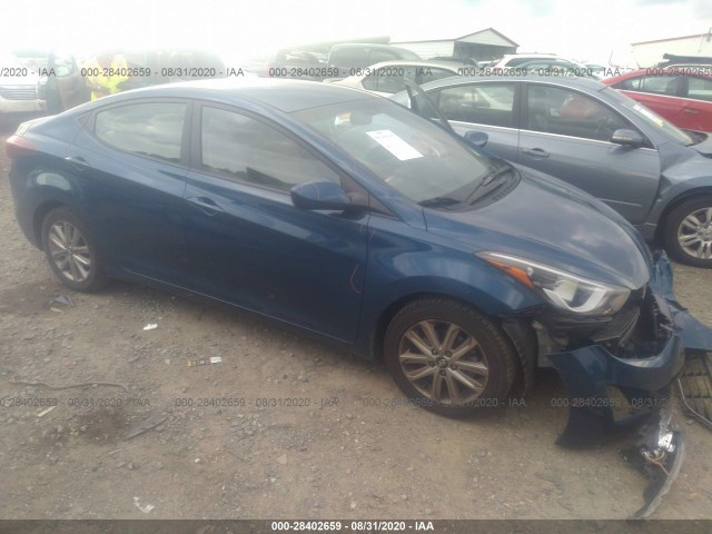 HYUNDAI ELANTRA 2014 kmhdh4ae5eu150323