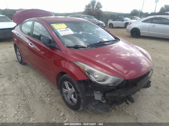 HYUNDAI ELANTRA 2014 kmhdh4ae5eu154288