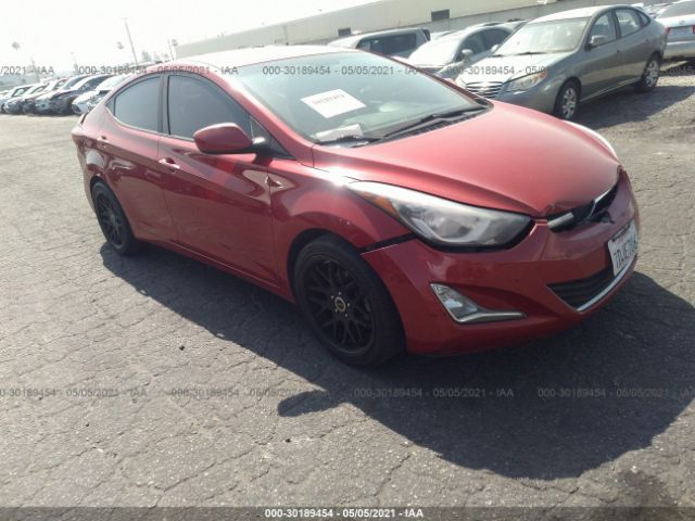 HYUNDAI ELANTRA 2014 kmhdh4ae5eu155179