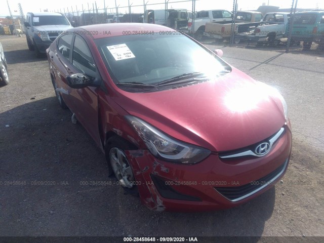 HYUNDAI ELANTRA 2014 kmhdh4ae5eu206793