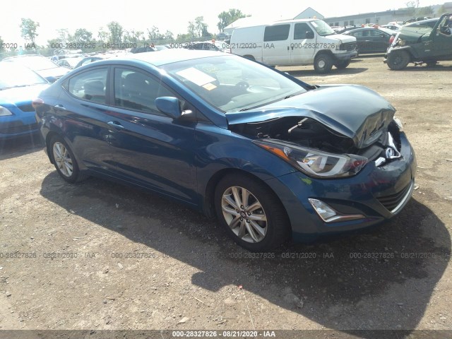 HYUNDAI ELANTRA 2015 kmhdh4ae5fu249905