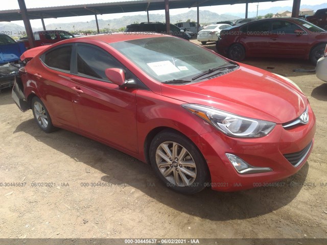 HYUNDAI ELANTRA 2015 kmhdh4ae5fu325638