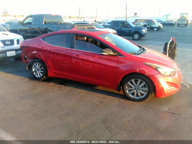 HYUNDAI ELANTRA 2015 kmhdh4ae5fu426288